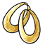 Pirate Wench Gold Hoops
