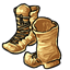 Creation Gold Boots