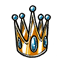 Blue Mini Jeweled Crown