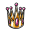 Pink Mini Jeweled Crown