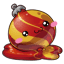 Red and Gold Bauble Blub