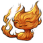 Flaming Blob Kitty