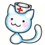 Nice Nurse Blob Kitty