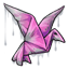 Sodden Origami Bird