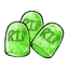 Lime Gummy Tombstone