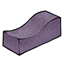 Purple Foam Shoulder Rest