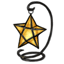 Yellow Saheric Small Star Lantern