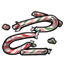 Snapped Candy Canes
