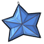 Blue Star Ornament
