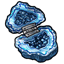 Blue Geode Trinket Box