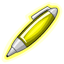 Yellow Glowing Pen