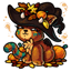 Autumn Witch Feli Plushie