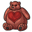 Big-Hearted Bear Plushie