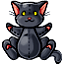 Black Kitty Plushie