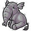 Gray Elephant Plushie