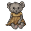 Yellow Ballgowned Fancy Bear Plushie
