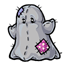 Gray Ghost Plushie