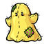 Yellow Ghost Plushie