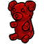 Cherry Gummy Bear Plushie