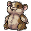 Brown Hamster Plushie