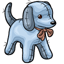 Blue Handmade Puppy Plushie