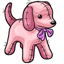 Pink Handmade Puppy Plushie