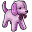 Purple Handmade Puppy Plushie