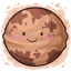 Brown Happy Planet Plushie