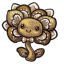 Hessian and Lace Flower Plushie