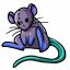 Lilac Lunar Rat Plushie