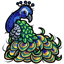 Nouveau Peacock Plushie