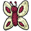 Garnet Patched Butterfly Plushie