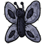 Onyx Patched Butterfly Plushie