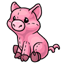 Pink Pig Plushie