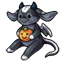 Skunk Pumpkin Imp Plushie
