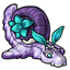 Lilac Scootle Plushie