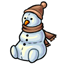 Brown Snowman Plushie