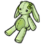 Soft Green Bunny Plushie