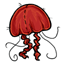 Red Jellyfish Souvenir Plushie