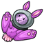 Purple Space Bunny Plushie