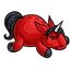 Red Unicorn Plushie