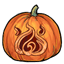 Bonfire Carved Pumpkin