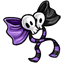 Purple Skull Ribbon