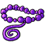 Sixth Anniversary Purple Bead Necklace