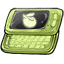 Green Tangerine Keyboard Phone