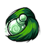 Blessed Green Snow Fairy Wig