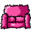 Pink Fluffy Sofa