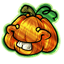 Adorable Bucky Pumpkin Sticker
