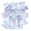 Sweet 16 Sticker