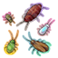 Assorted Roach Stickers